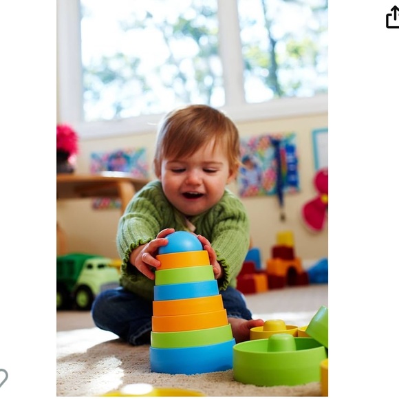 Green Toys My First Stacker, Colors May Vary - Picture 1 of 12